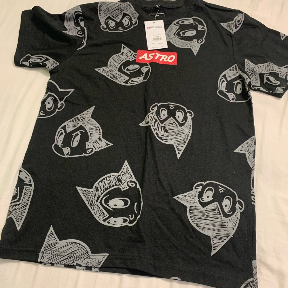 South Pole Black Astro Graphic Tee